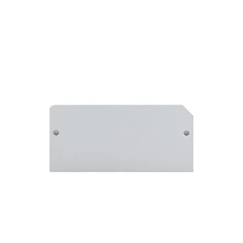Placa de barrera final AP ASK1 para evitar cortocircuitos en bornes de carril DIN, 10 uds. 7