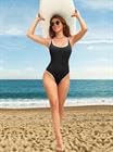 oten Womens One Piece Tummy Control Swimsuits Ribbed Adjustable Strap Color Block Bathing Suits Swimwear3
