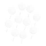 ULTECHNOVO 10 piezas Abanicos Mano Redondo Portátil para DIY Infantil Ventiladores Graffiti para Baile y Decoración Verano