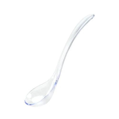 Mini Clear Plastic Ladle – Disposable, Small Plastic Serving Spoon for Sauce, Gravy, Soup, Appetizers, Desserts, Catering, Buffet, Parties, Events, Tastings (96)