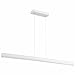 Access Lighting - HI Access 24891LEDD-MWH/ACR Transitional LED Island Pendant from Carmel Collection Finish, 48.00 inches, Matte White