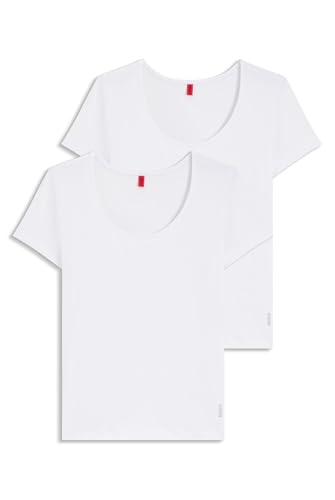 HUGO Twin T-Shirt RN Haut de Lingerie Coton Stretch Anti-Pli