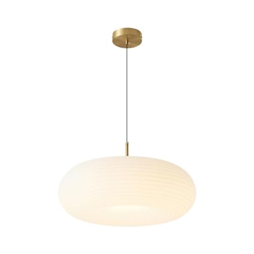 Lustre LED moderne en laiton suspendu style japonais de 20 cm pour salle à manger