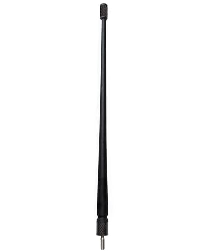 Antenna fits Dodge Ram Truck 1500 (2009-2024) 13 3/4 Inch Short Rubber Antenna - USA Threading - Carwash Proof - Internal Copper Coil
