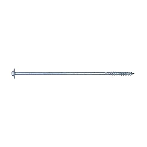 Simpson Strong-Tie SDWH271200GR30 Strong-Drive SDWH Timber-HEX HDG Screw — 0.276 in. x 12 in. 3/8 Hex (30-Qty)