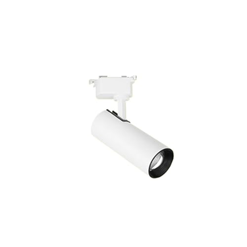 CKryzillix Focos Led Interior Techo,Riel Focos Foco de riel regulable 180-265 V, lámpara techo 20 W, foco pared, accesorio iluminación for tienda ropa, sala estar y hogar(Warm Light,1PCS WHITE_20W)