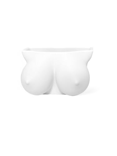 Elegant Boob Flower Pot - Feminine Bust Planter, 4.3x4x2.5