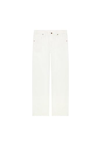13MWZ Original Regular Fit Leg 32W 30L uomo bootcut jeans straight bianco