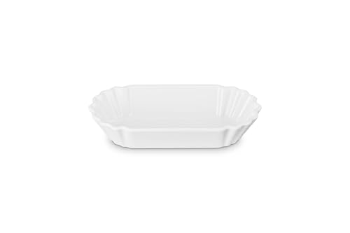 Image of Le Creuset Stoneware Bistro Boat, 14 oz. (8.5 inch L x 4 inch W x 1.7 inch D), White