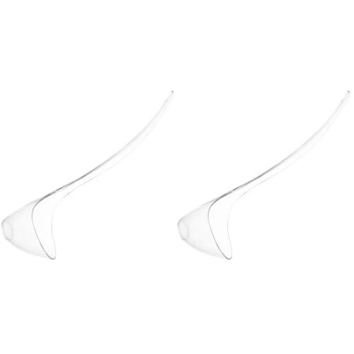 TOPBATHY 2 cucharas transparentes con mango largo cubiertos vajilla utensilios para servir para restaurantes cucharón de servir para restaurantes cucharón reutilizable cucharón de servir