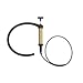 K Tool International 72206 Self-Priming Hand Pump for Garages, Repair Shops and DIY, 40" Suction Hose, 3.2oz per Stroke, Brass Cylinder Body/Plunger, Water Based Media, Antifreeze, Oils, Diesel