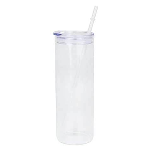 Mason Jar with Lid and Straw, 3 Different Sizes Milkshake Milk Tea Glass Bottle Reusable Smoothie Cup for Coffee Cocktail Tea Cold Drink ice Cream cola Cup(25OZ) Cover