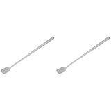 2 Pcs Mixing Spoon, 6.7in Long Stainless Steel Wax Melting Stirring Spoon for Wax Soap Base and Candle Making Supplies, Essential Tool for Handmade Candle Making and Soap Crafting