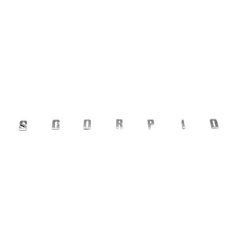 Image of Scorpio Self Adhesive | Metal Sticker Logo Badge 3D Emblem Car Sticker