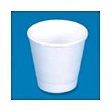 Generico Lot de 20 gobelets thermiques en polystyrène 220 cc