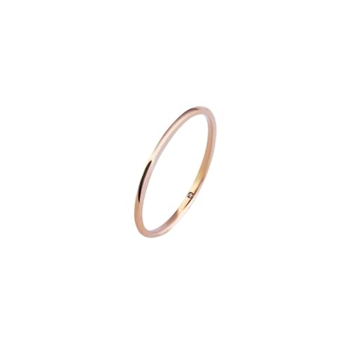 Bague empilable or et diamant 0.02ct, l'alliance fine qui ne ternit pas