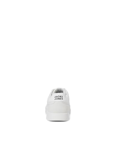 JACK & JONES Herren JFWEALING PU NOOS Sneaker, White/Detail:Trekking Green, 43 EU – Ansicht 4