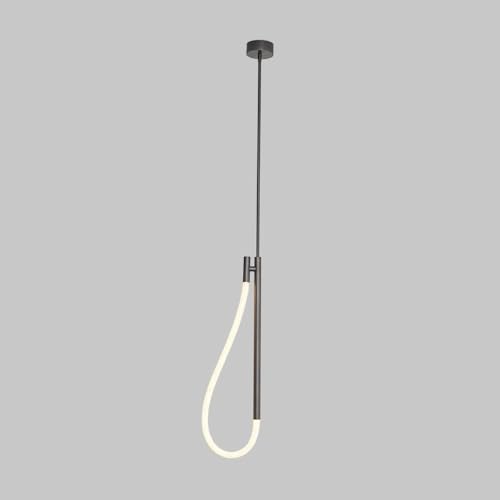 Luminaire suspendu linéaire en laiton et cuivre tubulaire 14W