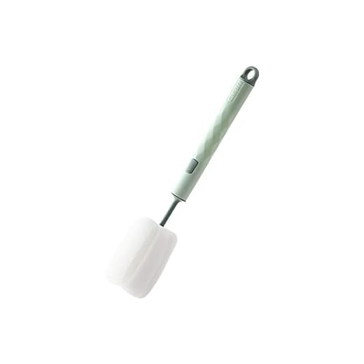 Cutefiorino Alfombra Azulejos Esponja Suave, Cepillo Para Limpiar Botellas, Mango De Plástico, Cepillo Para Vasos, Estropajo, Cepillo De Limpieza, Jarrón, Botella, Limpiador De Cristales (Verde, Talla