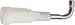 Loctite Dispensing Needle - White - 90 Tip For Use With Syringe Barrel - 1/2 in - 98238 [PRICE is per TIP]