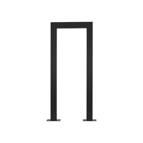 MORIA DESIGN Fahrradständer Boden - 34 cm Bodenparker für 2 Fahrräder - stabiler Fahrradständer für Mountainbike MTB und E-Bike - U-Typ Fahrradanlehnbügel galvanisiert pulverbeschichtet