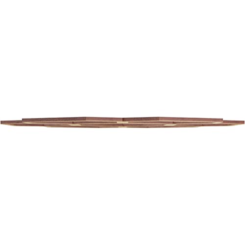 Image of Ekena Millwork 18 inchOD x 7 5 /8 inchID x 1 /4 inchT Florin Wood Fretwork Pierced Ceiling Medallion, Hickory