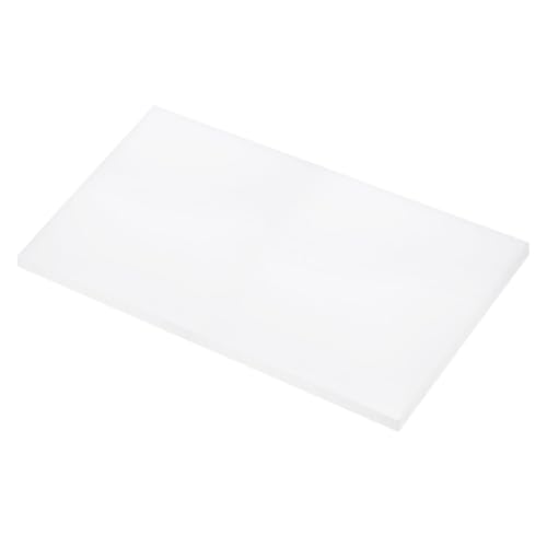Image of 24 x 48 Inch UHMW Polyethylene Sheets, 1 Inch Thick Ultra High Molecular Weight White Plastic Sheet [for Home, Industrial]