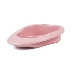 Medegen H103-10 Heavy Duty Fracture Bedpan, Dusty Rose, 1.9L Capacity, 13" x 10.1" x 3.1" x 1.6" Size, Pack of 50
