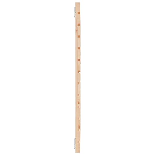 Cabecero de pared de madera maciza de pino de 146 cm para proteger la pared de manchas y roces 7