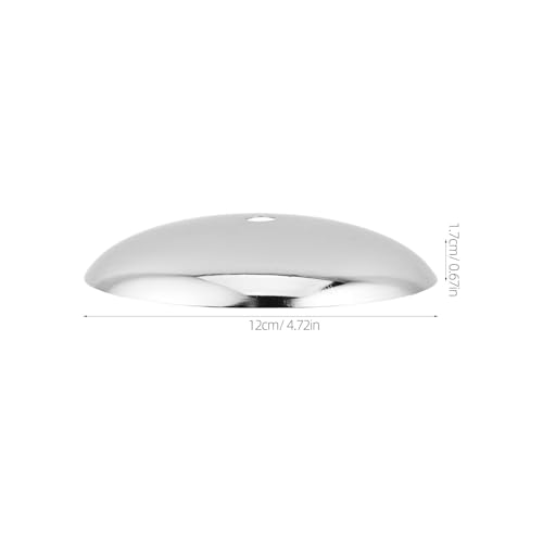 Accesorio para lámpara de techo vintage PRETYZOOM en plata 12cm kit de 4 piezas 3