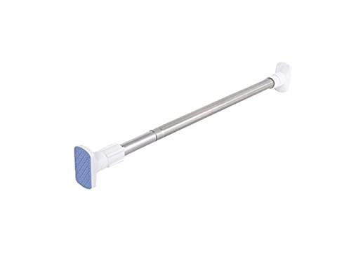 Tringle rideau de douche télescopique anti chute et antirouille pour fixation murale sans trou