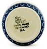 Polmedia Polish Pottery 15 oz Stoneware Tumbler H3329A Hand Painted from Ceramika Artystyczna in Boleslawiec Poland. Shape S957A(076) Pattern P0604A(217X)