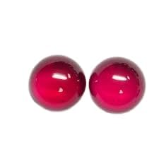 Rubí natural redondo piedras preciosas sueltas para hacer joyas