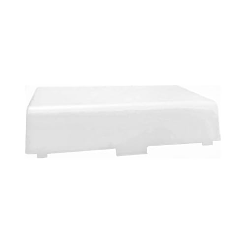 CAMGJORT 65776000 S65776000 - Lente de repuesto para ventilador de escape de baño, lente de luz para ventilador de escape de baño, compatible con 663, 663LN, F350C3, VF305CN, cubierta de plástico,