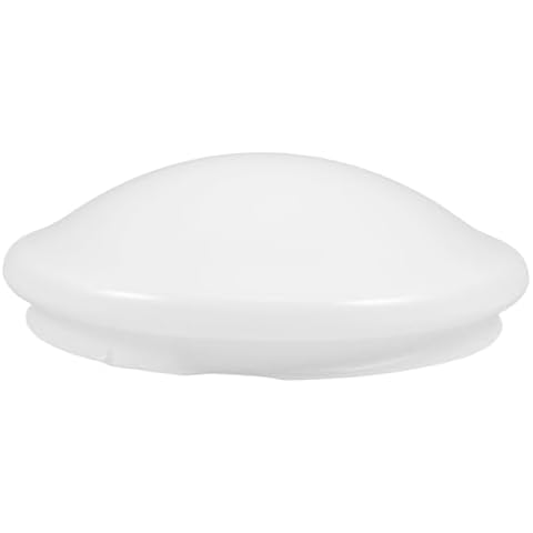 OSOLADY Ceiling Light Cover Round Lamp Fixture Shade for Bedroom Balcony Kitchen Bathroom Office Sturdy Pc Material Secure Cover