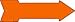 Orange Solid Novelty Mini Metal Arrow MA-105