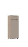 SANTORIN Aktenschrank in Cashmere, Riva Eiche Optik FSC-Zertifiziert - Moderner Büroschrank mit viel Stauraum - 40 x 110 x 38 cm (B/H/T)