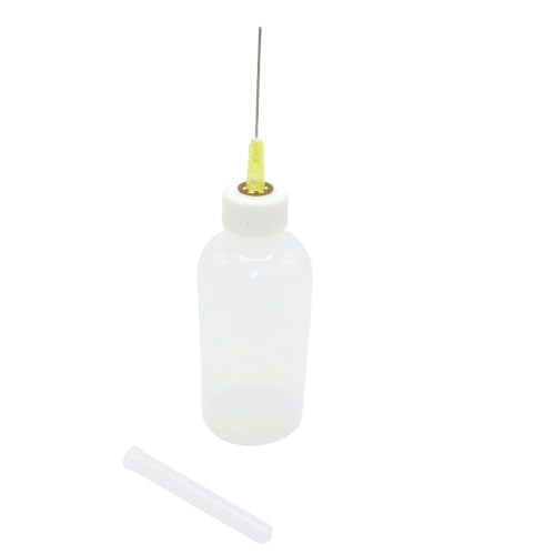 Gaunt Industries HYPO-35 - Paint Fill Golf Club Applicator Bottle - 2 Ounce Clear Plastic LDPE Bottle with 20 Gauge Blunt Needle tip