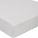 TILLYOU Silky Soft Microfiber Crib Sheet, All Season Breathable Cozy Baby Sheets for Boys and Girls, 28 x 52in Fits Standard Crib & Toddler Mattress, Gray