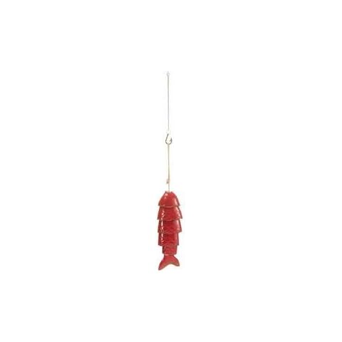 Wind & Weather Colored Porcelain Koi Fish Wind Chime Cover