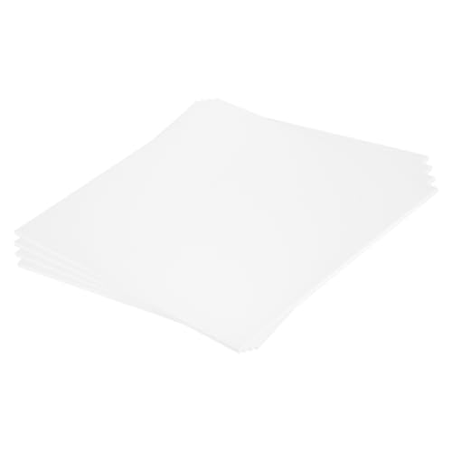 MECCANIXITY ABS Plastic Sheet 10 Inch x 10 Inch x 0.16 Inch ABS Styrene Sheets for Building Model DIY Crafts Panel White 4 Pcs