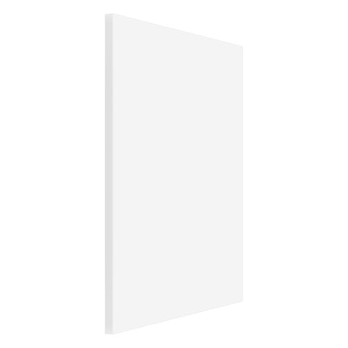 Image of 2 PCS 12 x 12 x 1 /2 Inch White HDPE Plastic Sheet, 12.5mm Thick High Density Polyethylene Board, Square Plastic Sheet for DIY Projects