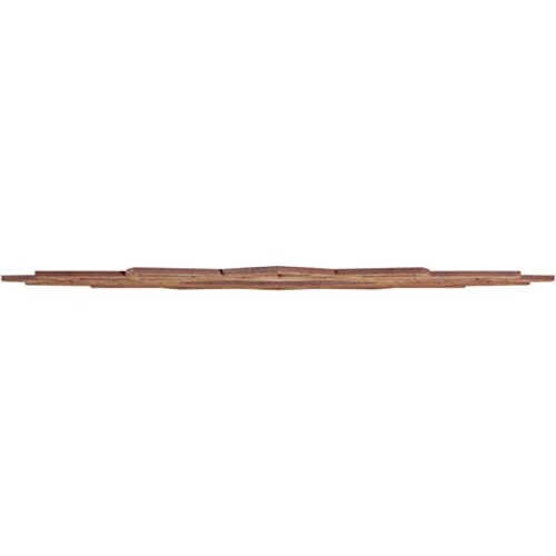 Image of Ekena Millwork 22 inchOD x 8 1 /2 inchID x 1 /4 inchT Eleanor Wood Fretwork Pierced Ceiling Medallion, Walnut