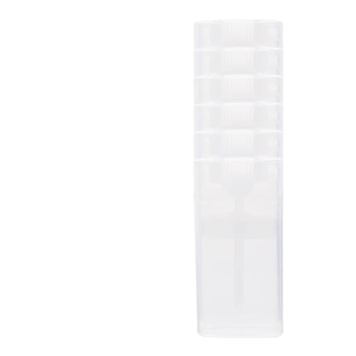 Ergugos 6個 15ml 空のプラスチック オーバル デオドラント容器 オーバル リップバームチューブ 5.5g 漏れ防止 持ち運び デオドラントコンテナ オーバル ツイストアップチューブ DIY 自家製クレヨン チャップスティックホルダー (透明)