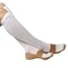 Copper Compression Socks Women Men (White) Medical, Athletic, Diabetic Knee High Graduated Calf Sock - Best for Flight, Travel, Nurses, Running, Sports, Varicose Veins, Pregnancy (S Sz 3-6) US
