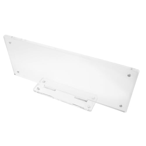 TENDYCOCO アクリル製オフィスドアサイン 高視認性ネームプレート シンプルデザイン 会社 教室用 多用途室名表示用 標識付き取り付け簡単