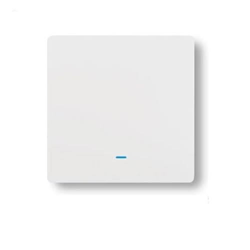 Applique murale à bouton-poussoir 1-gang avec neutre 90-250V pour intérieur