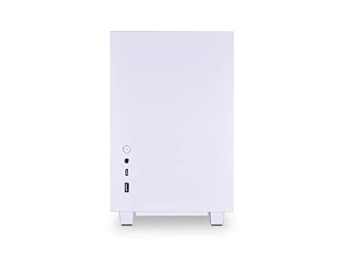 Image of Lian Li Aluminium Q58W4 Mini Computer Casei Gaming Cabineti Pc Cabinet I Chassis with Pcie 4.0 Riser Cable I Supports Mini-Itx - White (G99.Q58W4.in)