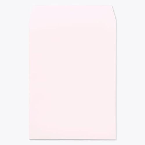 山櫻 封筒 角2 スミ貼 ECサクラ 紙厚100g 〒枠ナシ 100枚 / A4用 パステルカラー 無地 郵便番号枠なし 00534055-0100