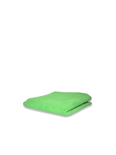 Image of Premium 700 GSM Microfiber car Cleaning Cloth (Pack of 1) | absorbant Microfiber Cloth| car and Bike Washing and Cleaning Multipurpose Micro Fiber Cloths (Green)